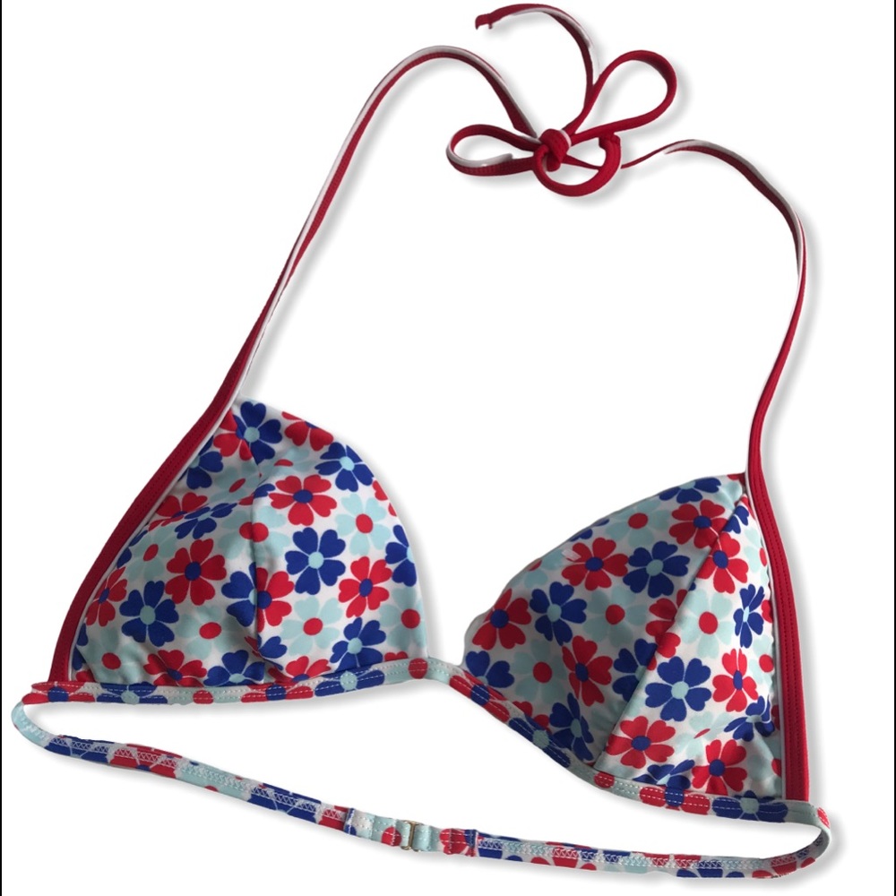 Victoria’s Secret Patriotic Daisies Bikini Top